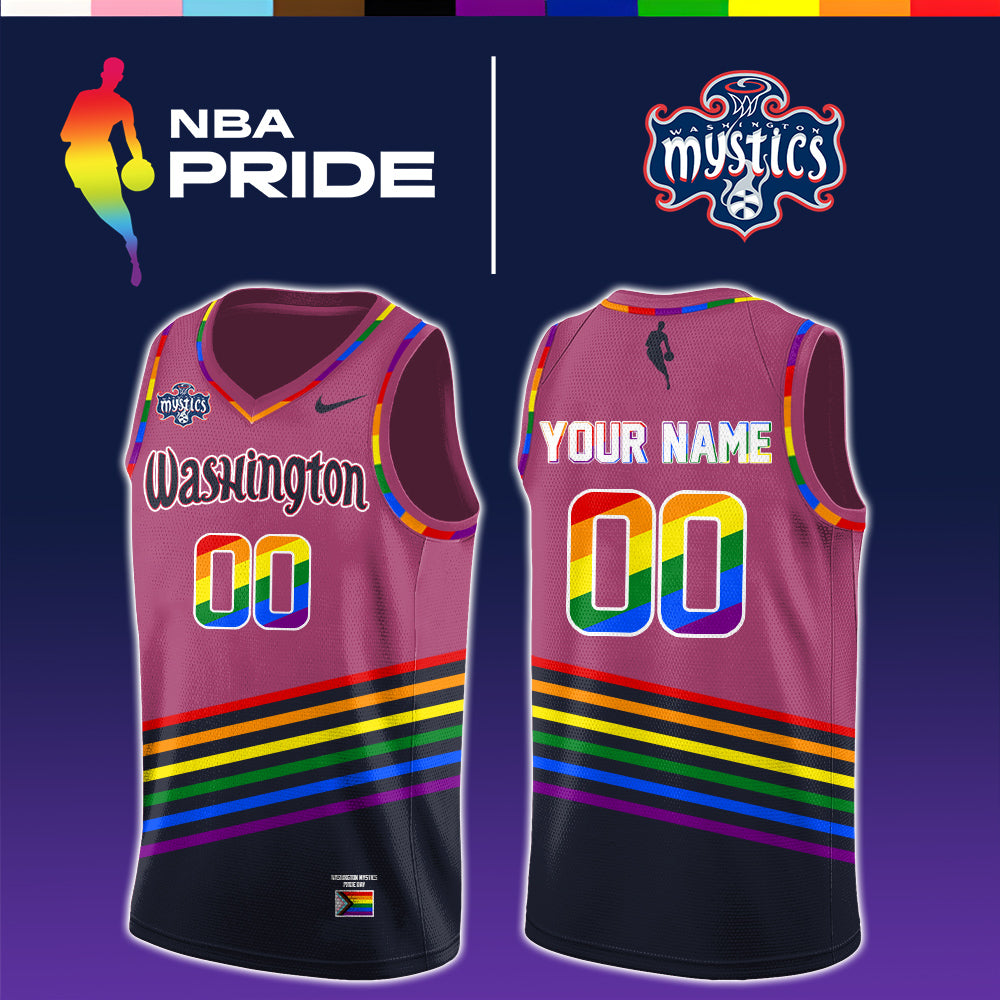 Washington Mystics 2026 WNBA x Pride Day Jersey Limited Edition