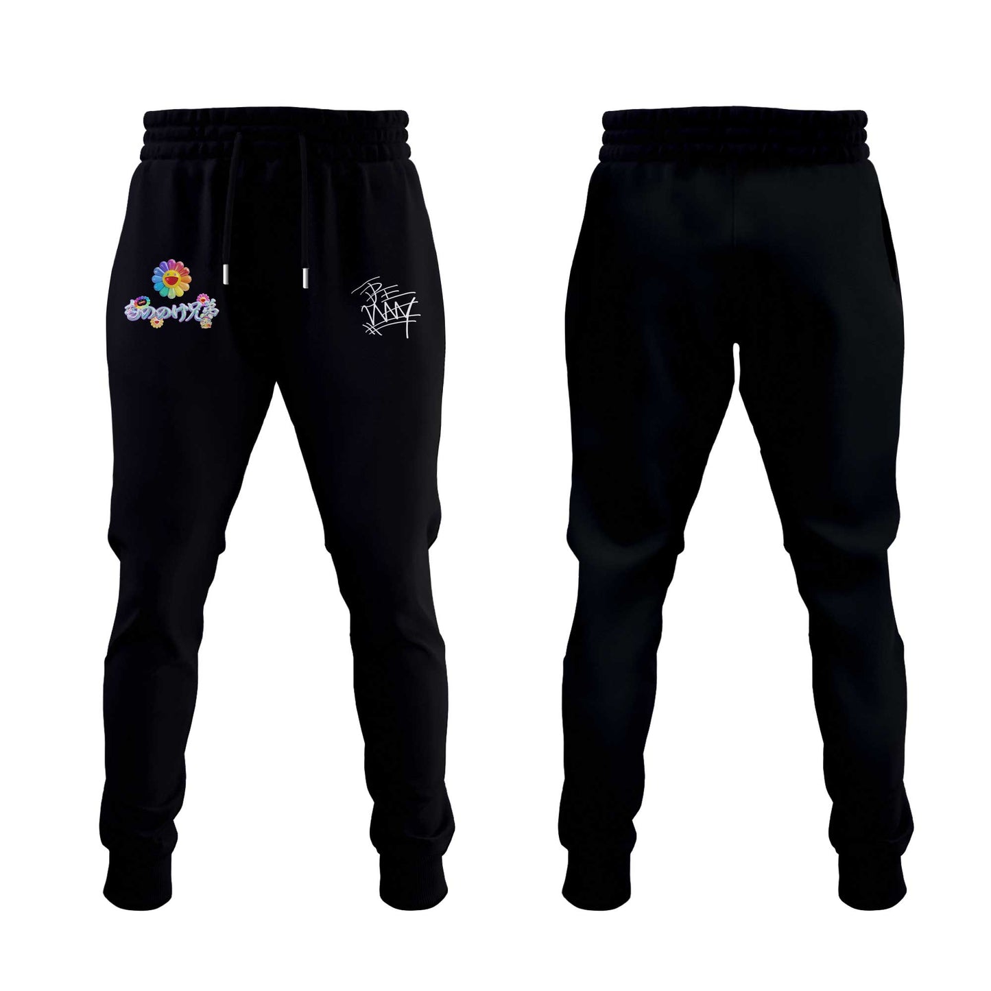 MNNK Bro. x Takashi Murakami x JP THE WAVY Collection 2026 Hoodie Black