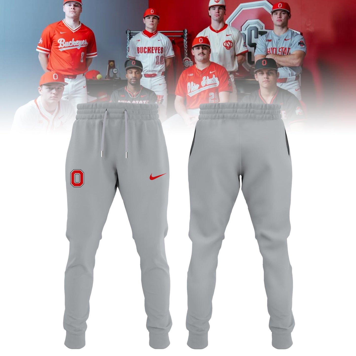 OSU Baseball 2026 Limited Custom Jersey – Gray