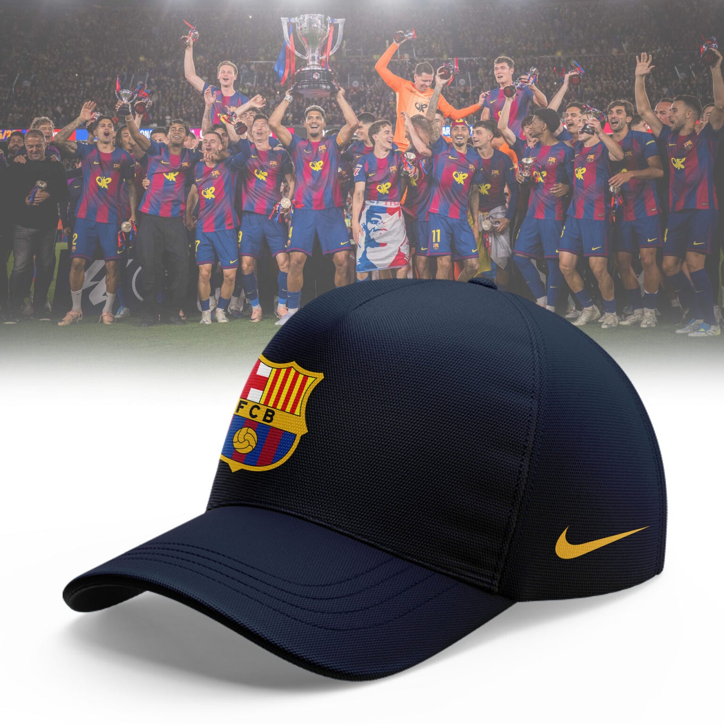 Barcelona 2025/26 Liga De Campeones Limited Navy Shirt