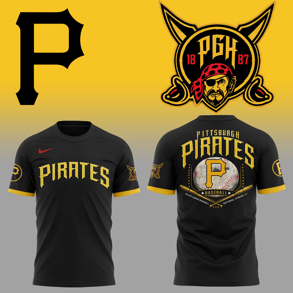 Pittsburgh Pirates Limited Edition City Connect Tshirt