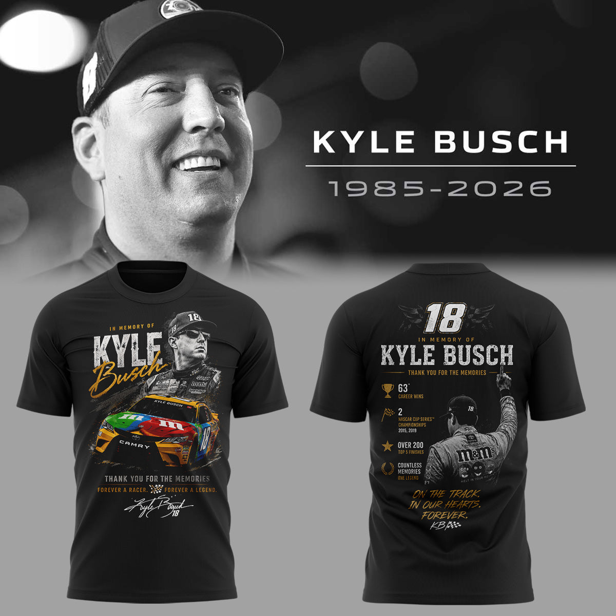 Limited Edition Rowdy Forever Racing Tribute Shirt