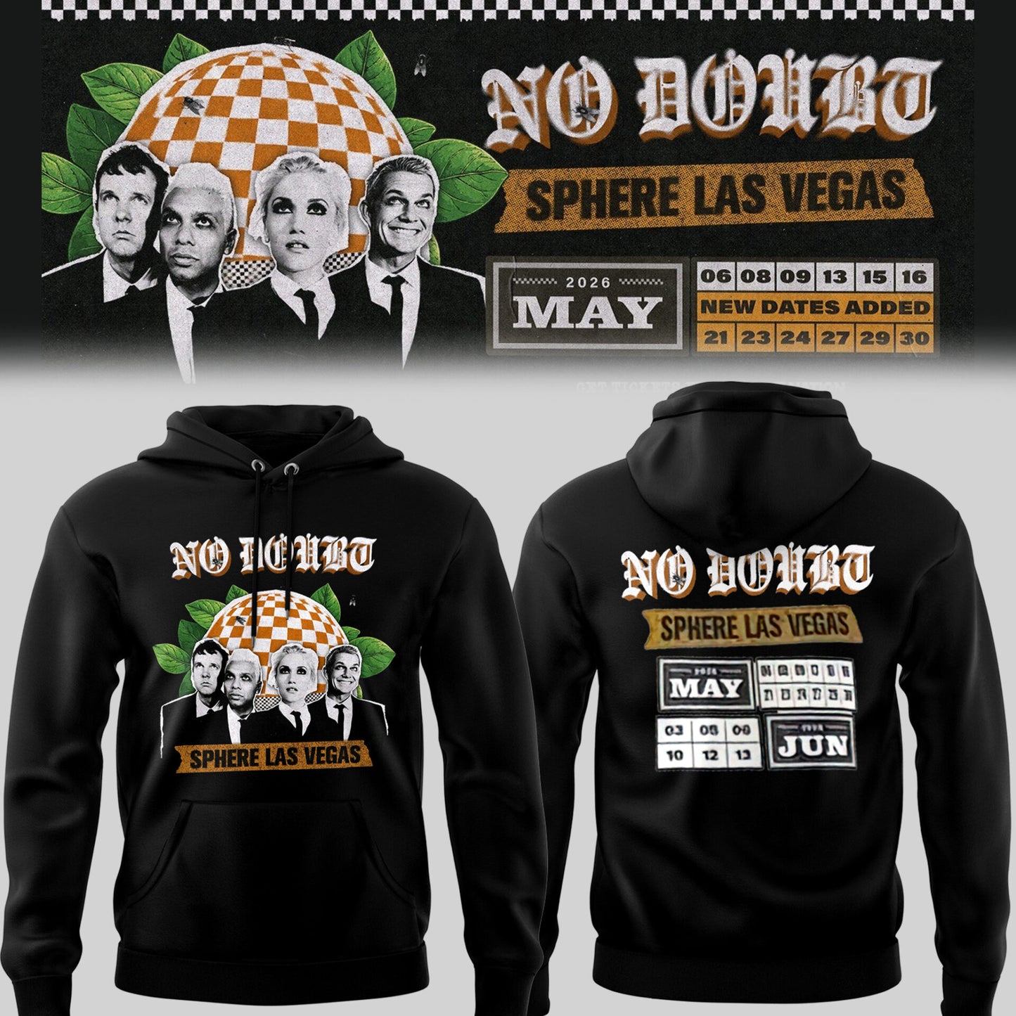 Limited Edition No Doubt Live at Sphere 2026 Hoodie