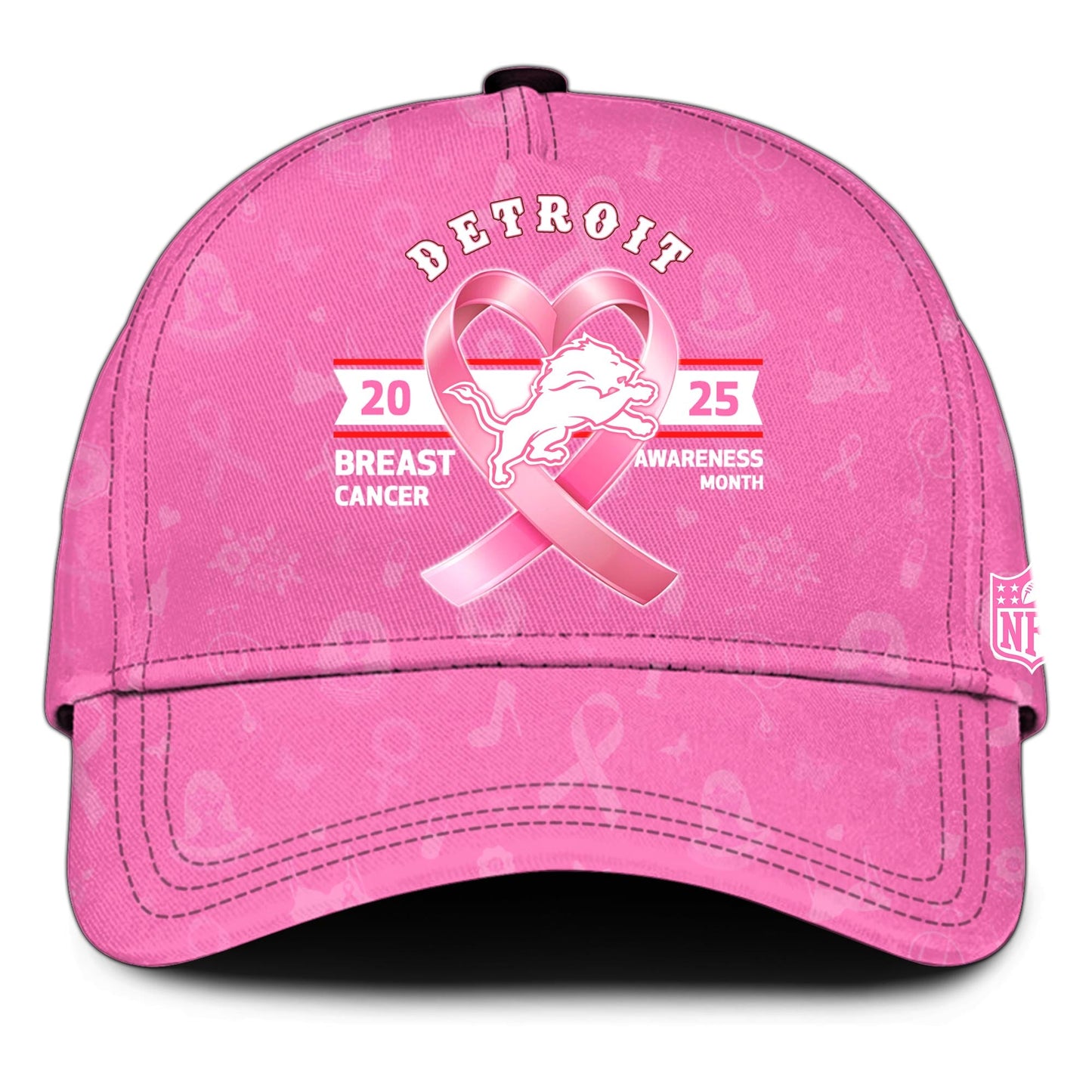 Detroit Lions Special Breast Cancer Awareness Month Limited Edition Hoodie 2025