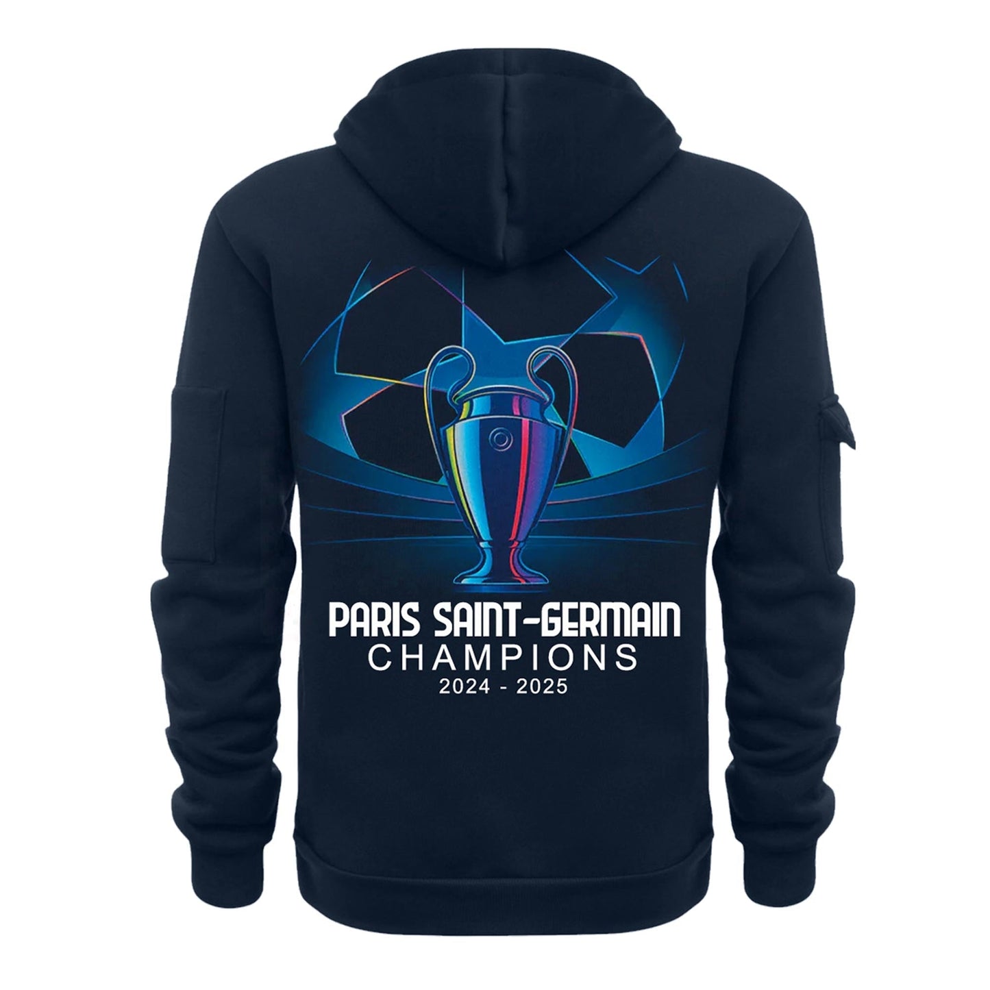 Paris Saint-Germain F.C Champions League Winner 2025 Half Zip Hoodie