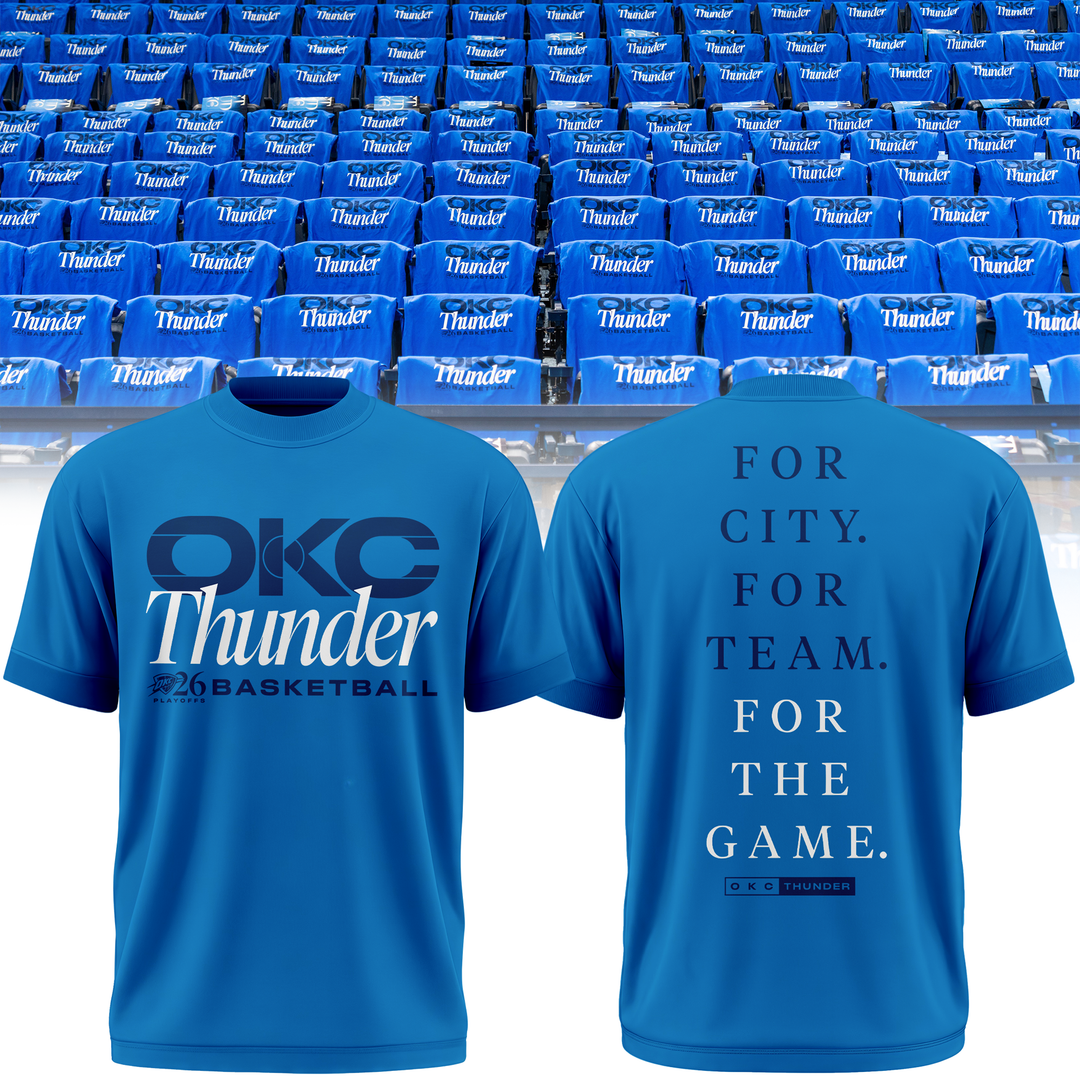 Oklahoma City Thunder 2026 NBA Playoffs T-Shirt - Round 2