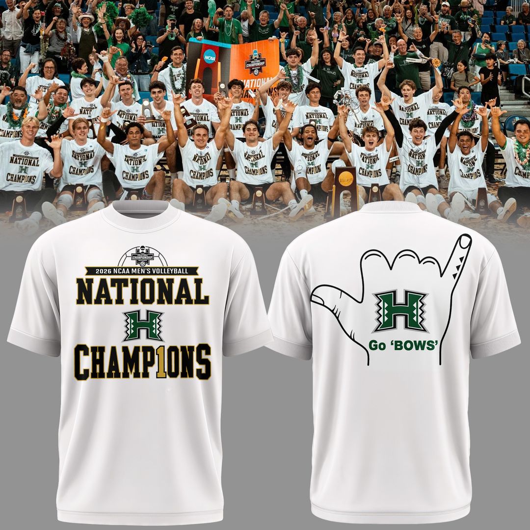 Hawaii Men's Volleyball national champions 2026 -Tshirt