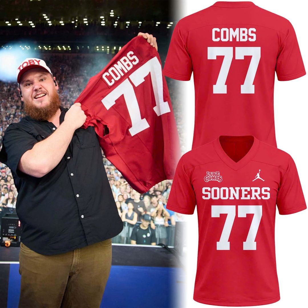 Oklahoma Sooners x Luke Combs 2026 Tour Jersey - Limited Edition