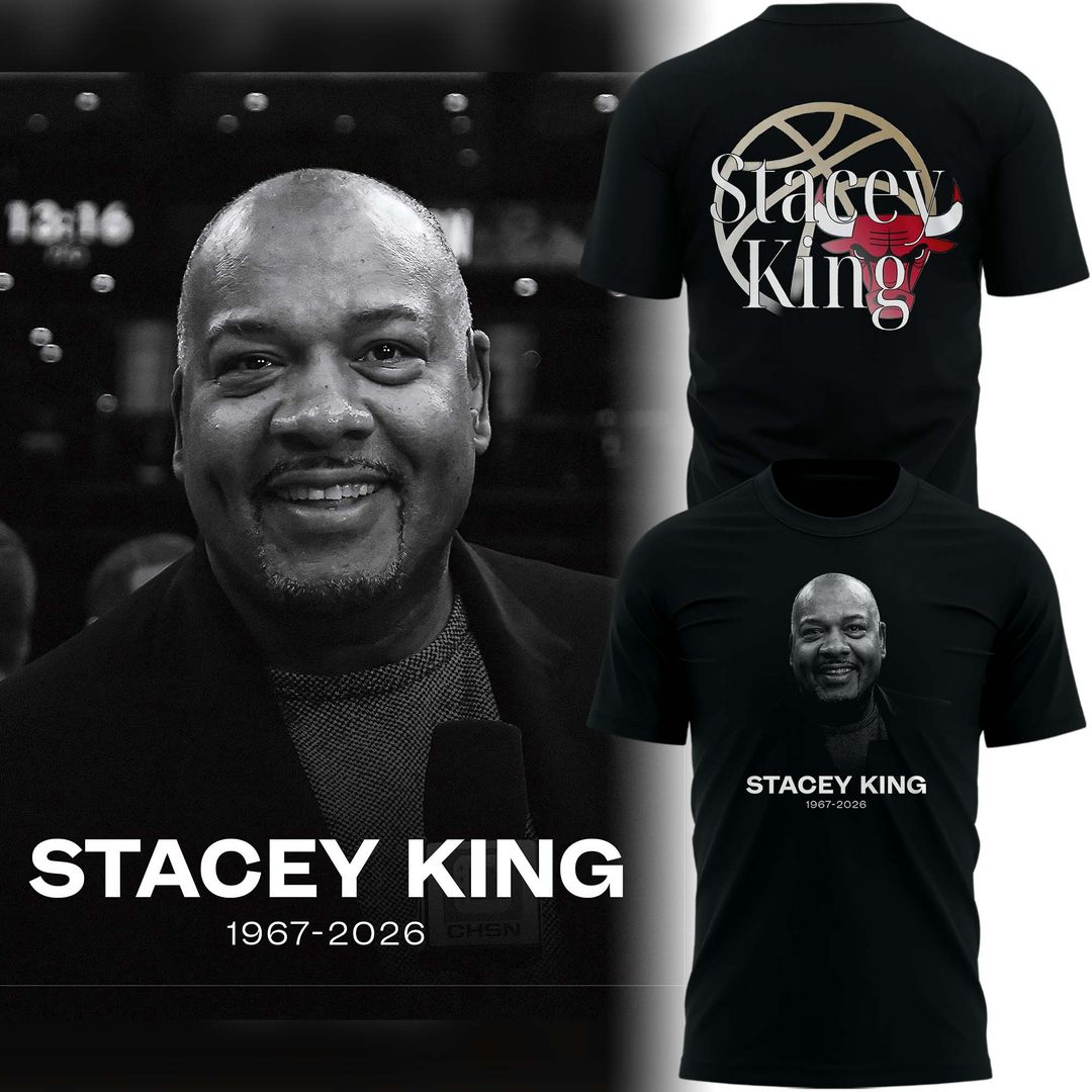 “Remembering Stacey King – The Voice of Bulls”🎙️🏀 TShirt