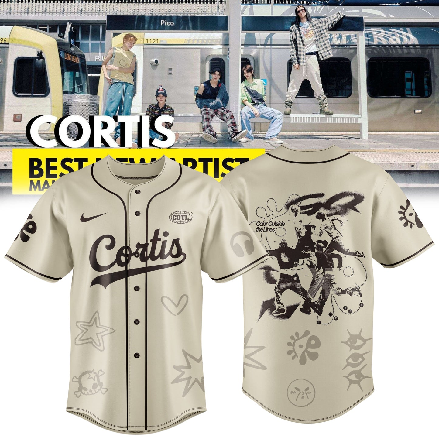 Special for Coer - CORTIS Exclusive Baseball Jersey