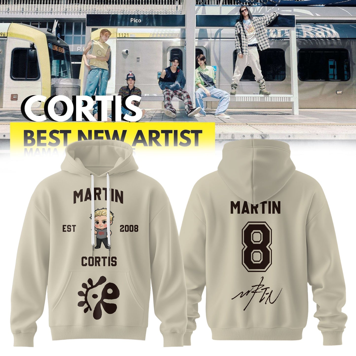 CORTIS: MAMA AWARDS ROOKIE OF THE YEAR� Exclusive Hoodie - Martin