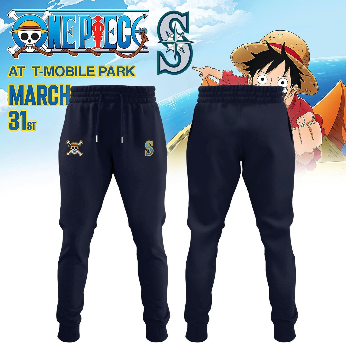 Seattle Mariners x One Piece Night 2026 Limited Edition Sweatshirt