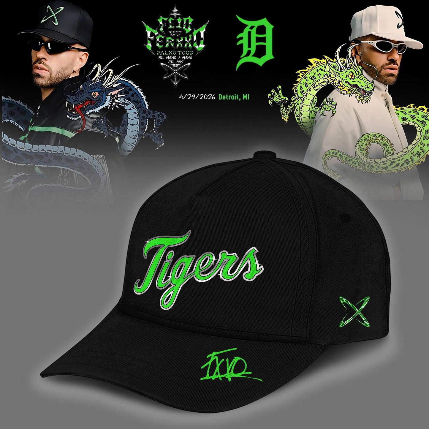 Detroit Tigers x FEID Falxo Tour 2026 Limited Edition Jersey