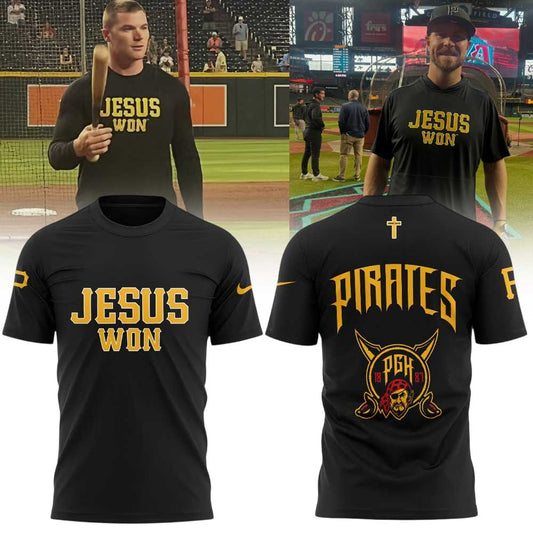 P Pirates x Jesus Won 26`Shirt
