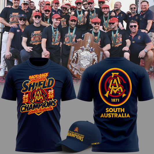 South Australia Cricket Teams back to back Sheffield Shield Champions T-shirt