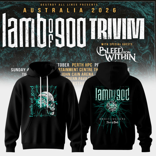 LAMB OF GOD x TRIVIUM – AUSTRALIA 2026 COLLECTION HOODIE