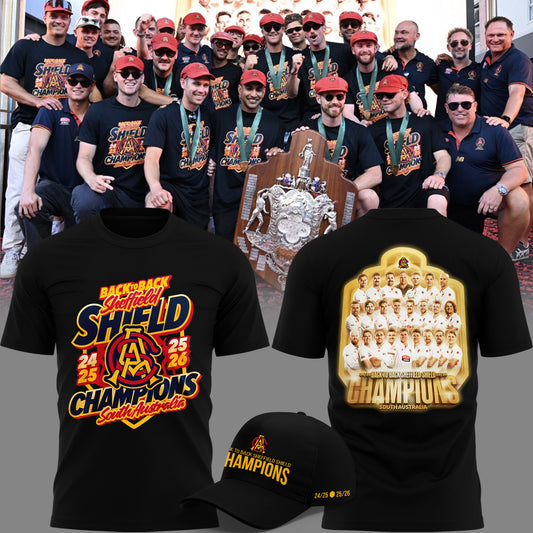 South Australia Cricket Teams back to back Sheffield Shield Champions T-shirt