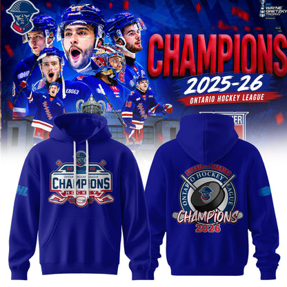 Kitchener Rangers Special OHL Champions 26 Limited Edition Hoodie