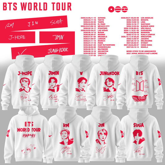 BTS World Tour 2026 Limited Edition Combo Hoodie