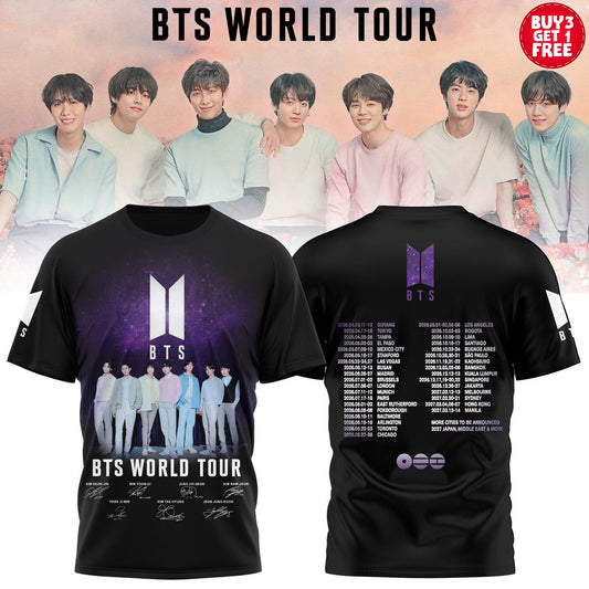 BTS World Tour 2026 Limited Edition Combo Shirt