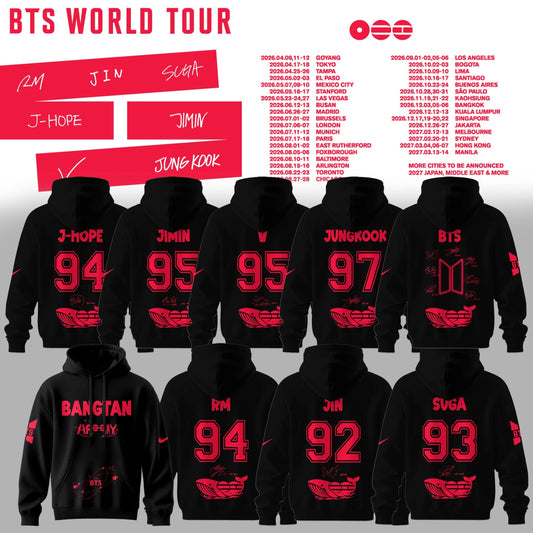 BTS World Tour 2026 Limited Edition Combo Hoodie