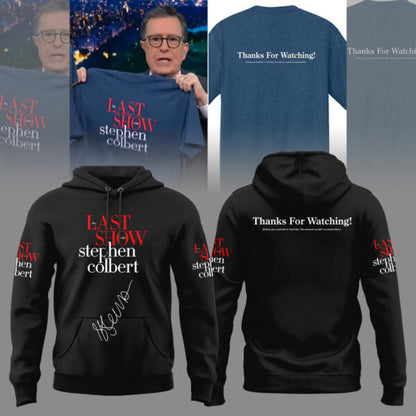he Late Show with Stephen Colbert Signature Limited Edition Hoodie