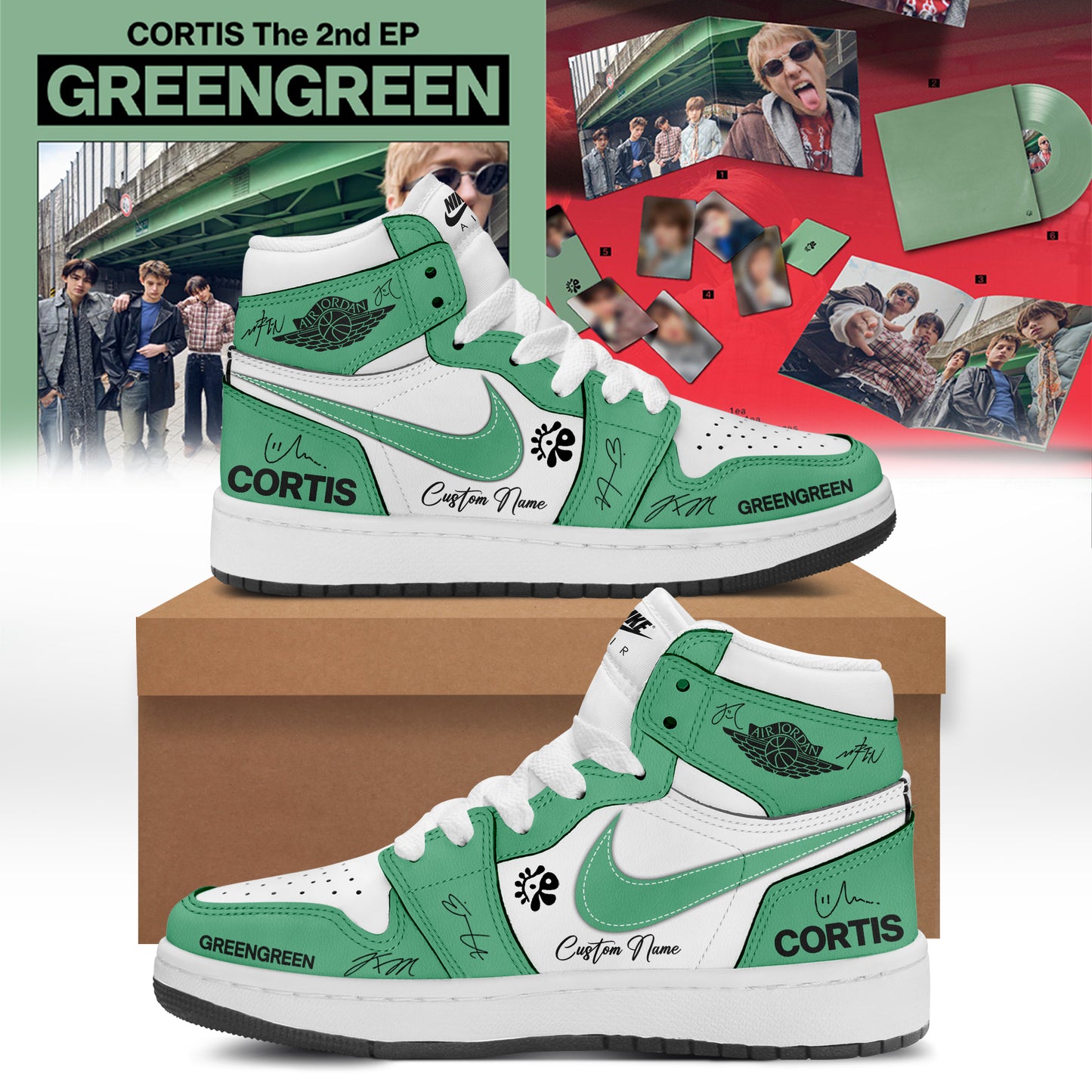CORTIS The 2nd EP [GREENGREEN] Limited Edition Signature – Shoes