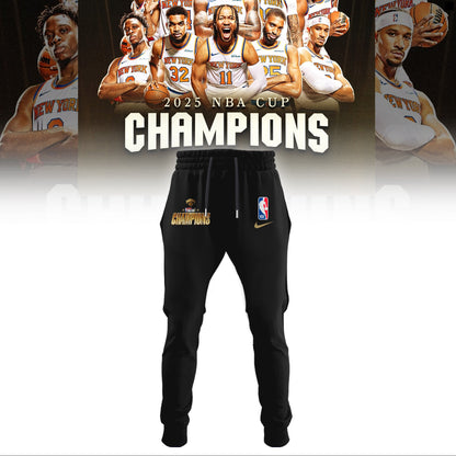 New York Knicks 2025 NBA Cup Champions T-Shirt Limited Edition