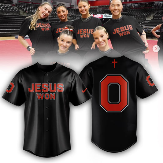 Jesus Won Ohio State Buckeyes Limited Edition Jersey