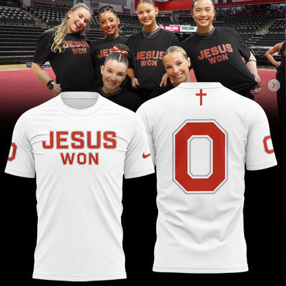 Jesus Won Ohio State Buckeyes Limited Edition T-Shirt