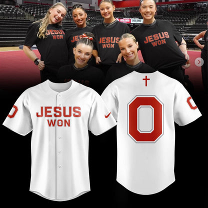 Jesus Won Ohio State Buckeyes Limited Edition Jersey