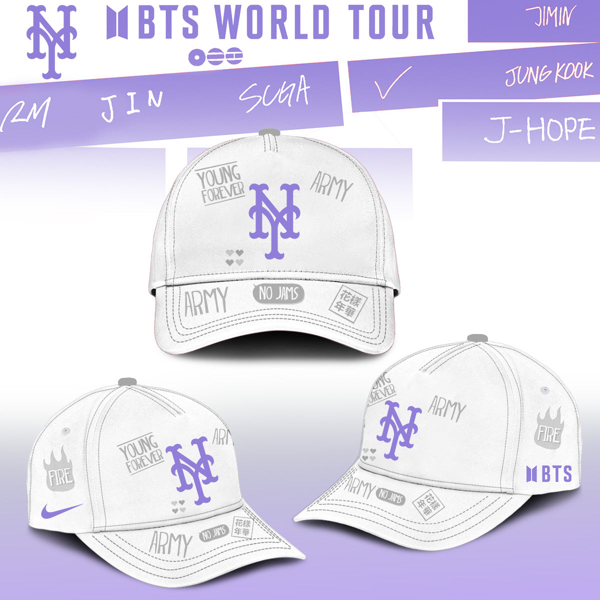 MLB All Team X BTS COMEBACK & WORLD TOUR 2026 Limited Edition “ Jersey