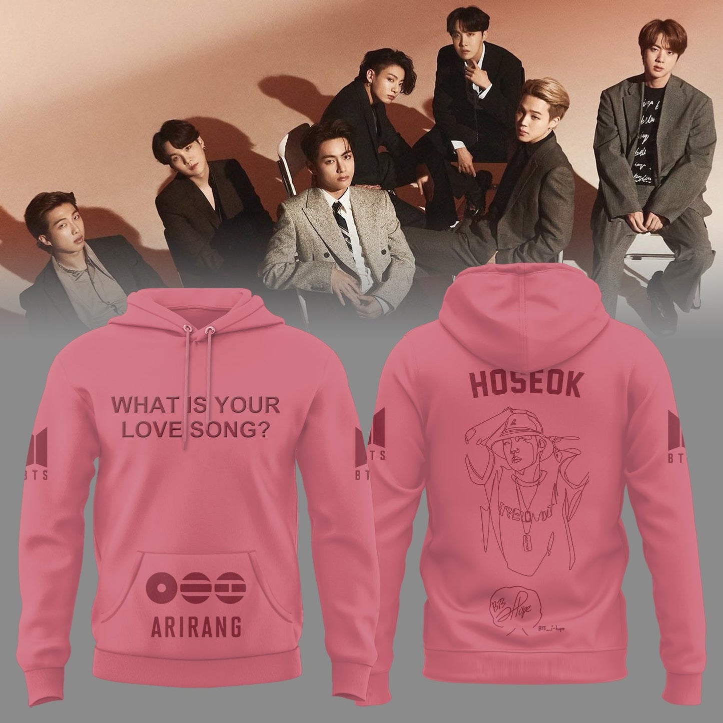 BTS Arirang What Is Your Love Song 2026 Limited Edition Combo Hoodie