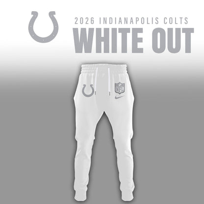 Indianapolis Colts 2026 White Out Limited Edition Shirt