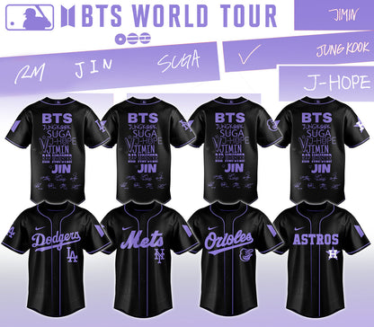 MLB All Team X BTS COMEBACK & WORLD TOUR 2026 Limited Edition “ Jersey