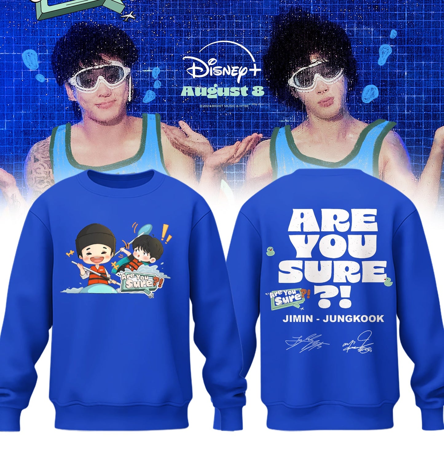 ARE YOU SURE JUNGKOOK & JIMIN SWEATERSHIRT LIMITED