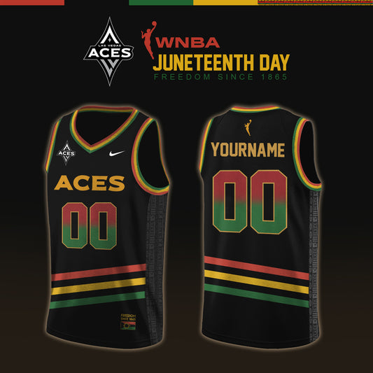 Las Vegas Aces 2026 WNBA x Juneteenth Day Jersey Limited Edition