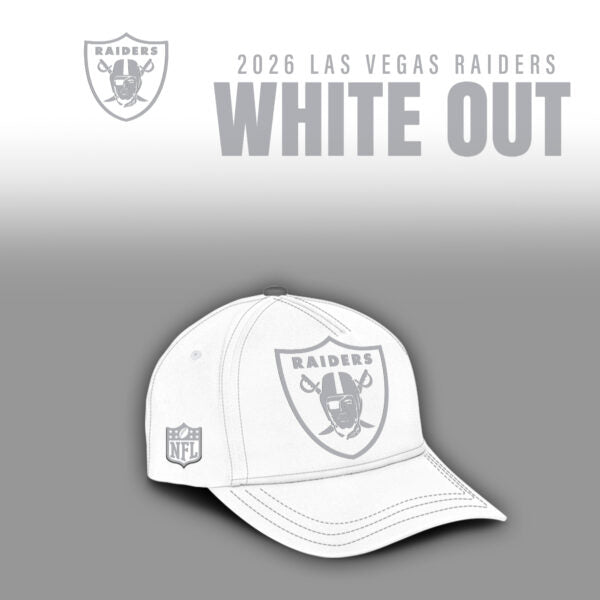 Las Vegas Raiders 2026 White Out Limited Edition Shirt