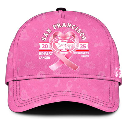 San Francisco 49ers Special Breast Cancer Awareness Month Limited Edition Hoodie 2025