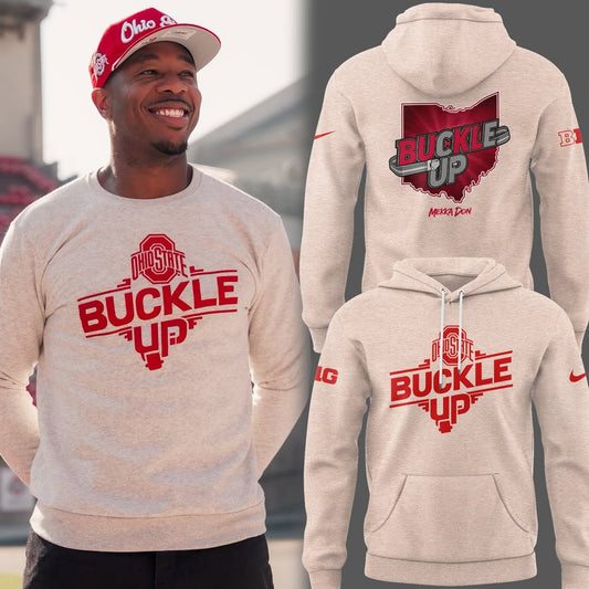 Limited Edition Ohio State Football Buckle Up� Black Hoodie