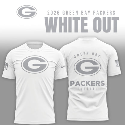 Green Bay Packers 2026 White Out Limited Edition Shirt