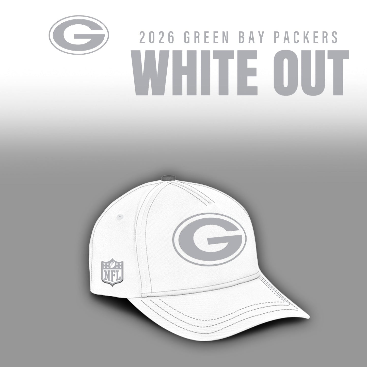 Green Bay Packers 2026 White Out Limited Edition Shirt