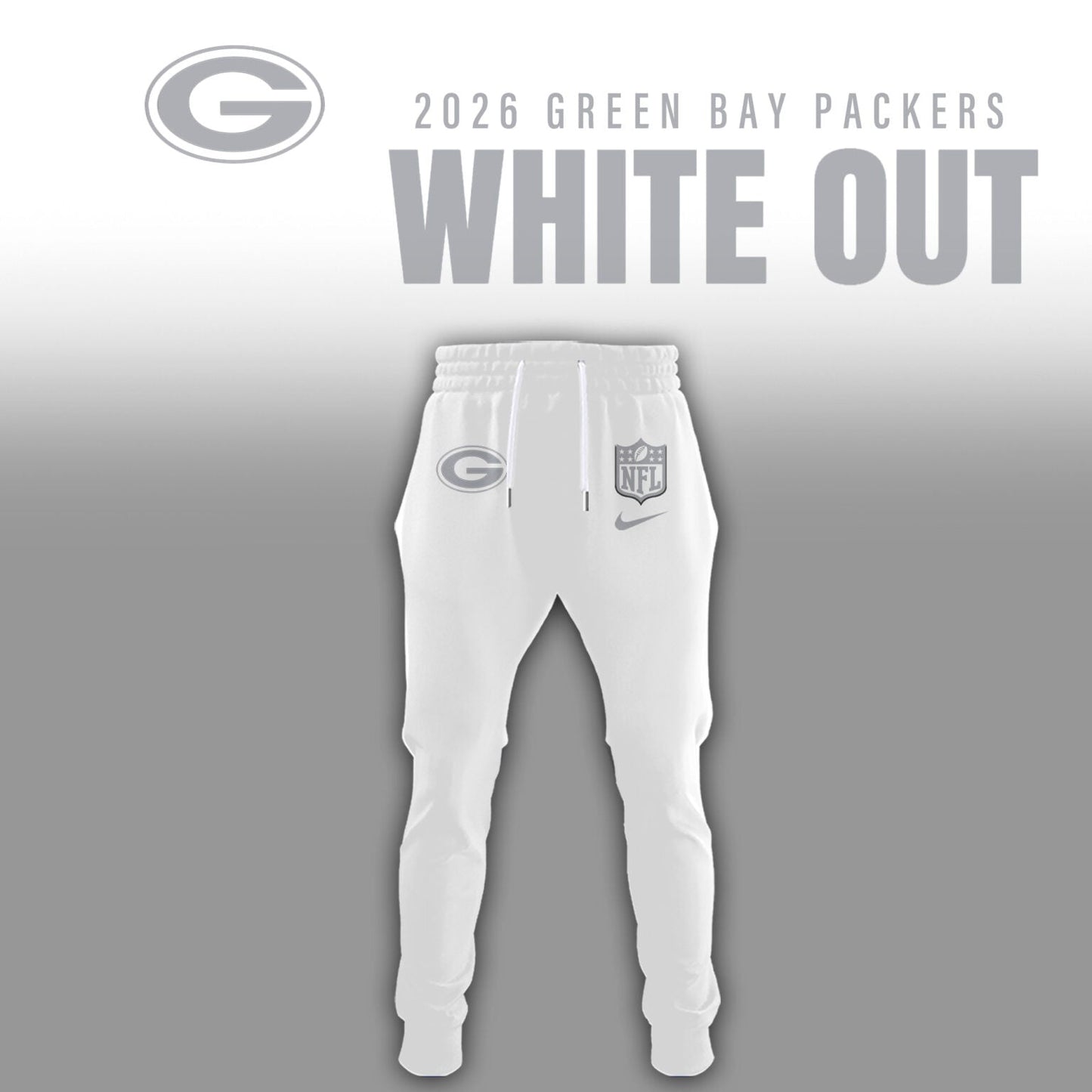 Green Bay Packers 2026 White Out Limited Edition Hoodie