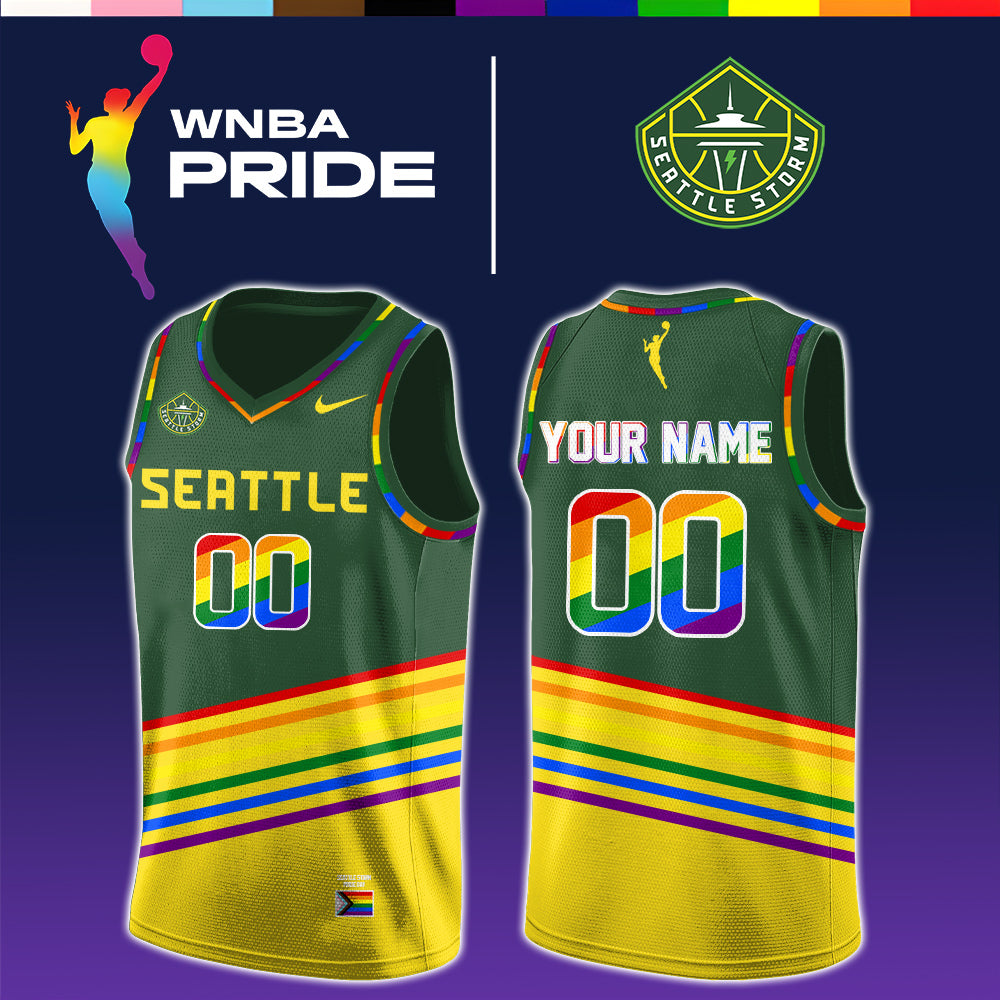 Seattle Storm 2026 WNBA x Pride Day Jersey Limited Edition