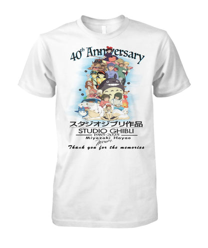 Limited Edition Studio Ghibli 40th Anniversary 1985-2025 Shirt