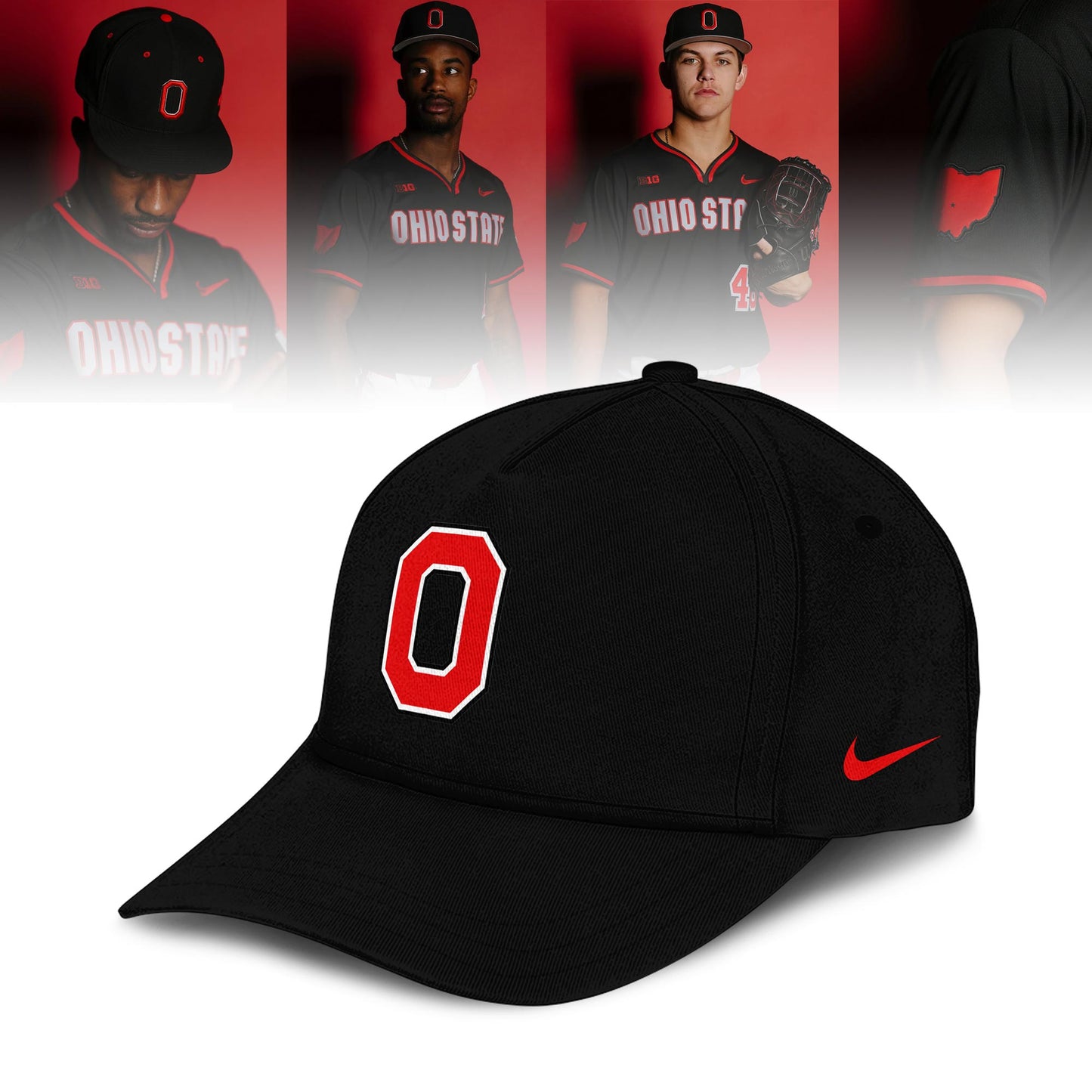 Ohio State Buckeyes Baseball 2026 Limited Custom Jersey – Black
