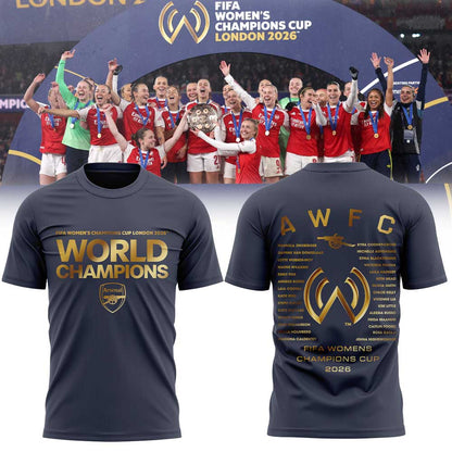 Arsenal FIFA Womens Champions Cup 2026 Winners Shirt