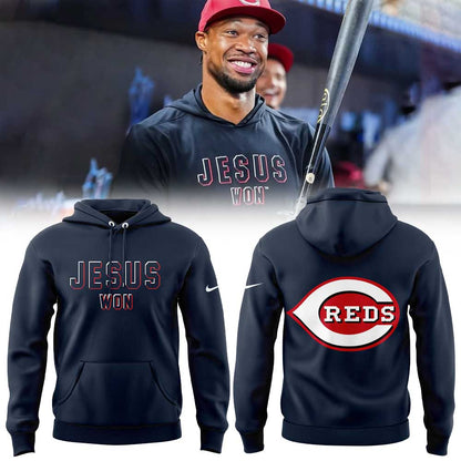 C Reds 2026 Jesus Won Hoodie V2
