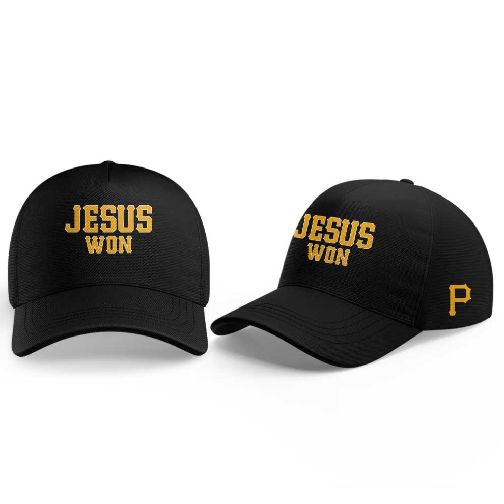 P Pirates x Jesus Won 26` Jersey Black