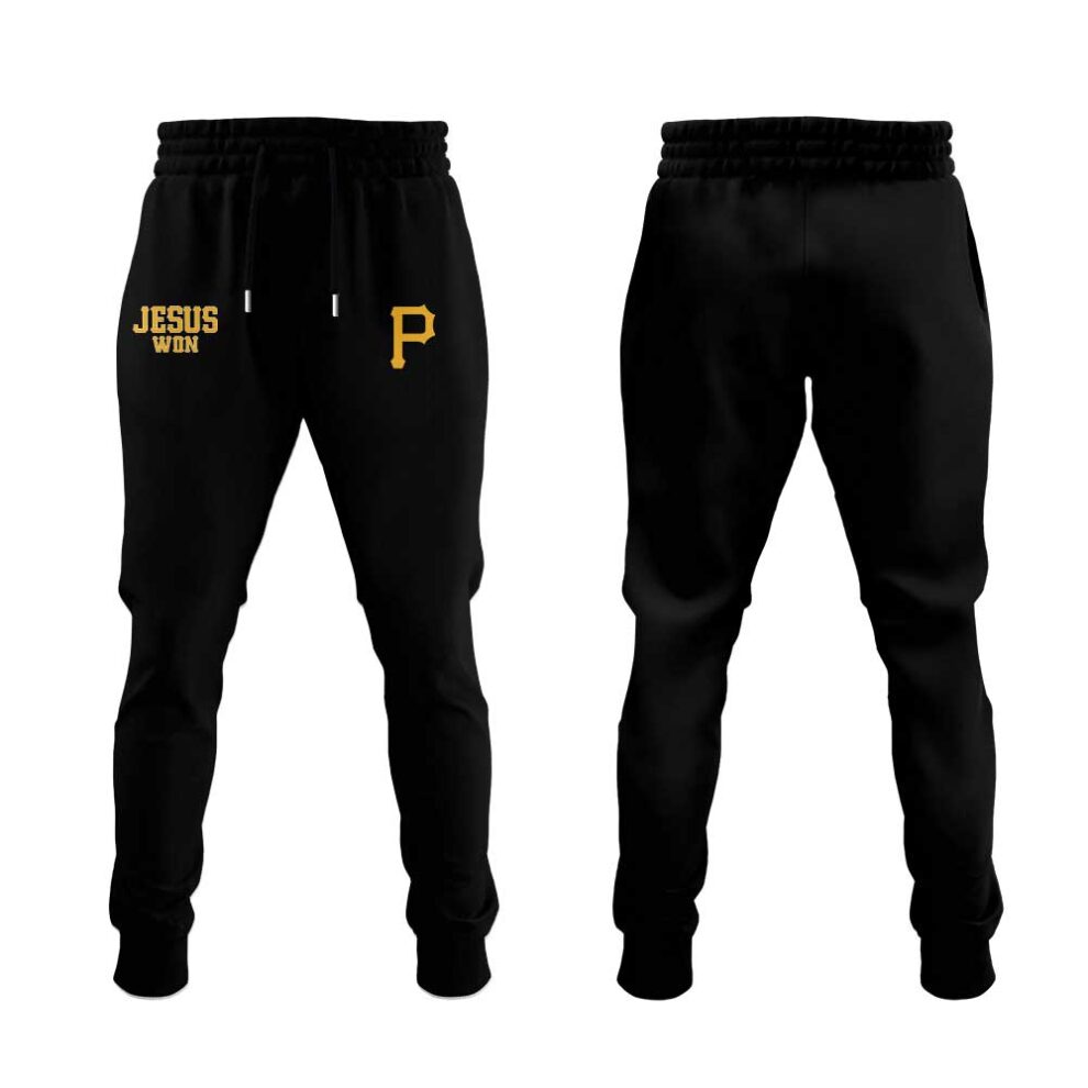 P Pirates x Jesus Won 26` Jersey Black